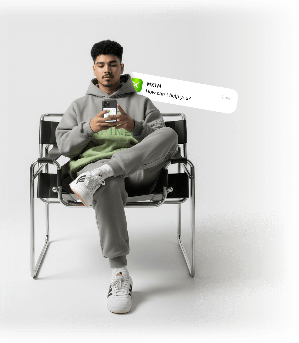 Man with phone